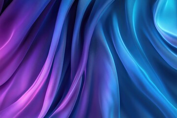 Poster - A close-up shot of a vibrant purple and blue background, ideal for use in graphic design or as a color reference