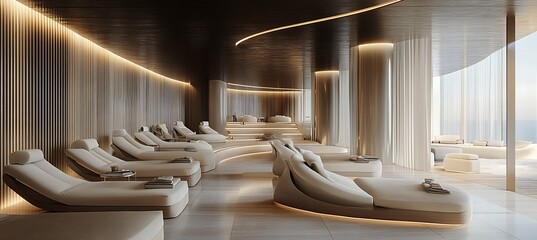 Poster - A modern home theater with plush seating, advanced sound systems, and a luxurious atmosphere