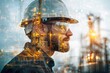 © Alexandr - Construction Worker Wearing Hard Hat and Glasses