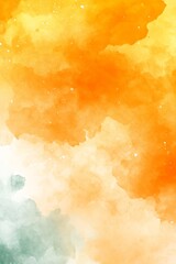 Poster - Abstract Pastel Yellow Watercolor Background, Gentle Light Textured Paper, Gradient Design Element