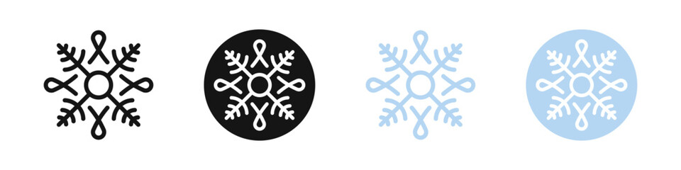 Poster - snowflake vector icon. snow icon. frost, frozen, freeze. winter snowflakes.