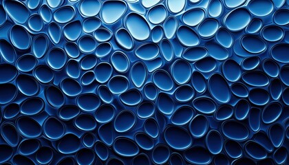 Poster - Modern And Futuristic Blue Gradient Abstract Design With Glowing Geometric Elements. Perfect For Brochures, Websites, Corporate Materials, Covers, And Presentations.