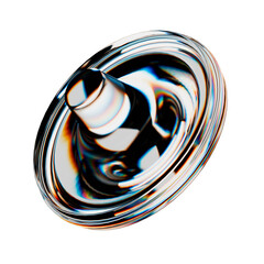 Wall Mural - spinning top, bundle, dispersion glass texture