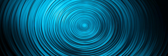 Poster - Beautiful blue water ripples creating a calming and serene background for various uses