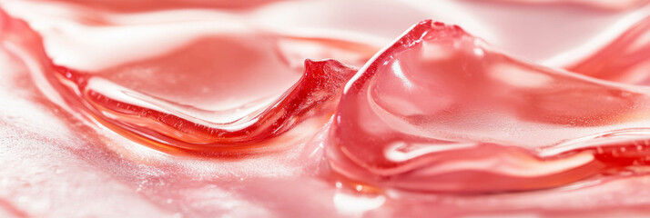 Poster - Textural exploration of highly viscous transparent gel with unique surface tension properties