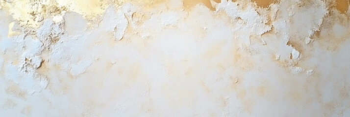 Poster - Textured light gold wall with subtle grunge patterns and inviting soft lighting