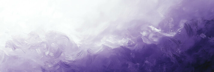 Poster - Mottled purple and white texture with blurred swirls and soft lighting creating a dreamy atmosphere