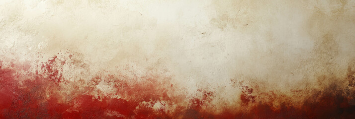 Poster - Mottled red and beige texture with smooth areas under soft diffused light