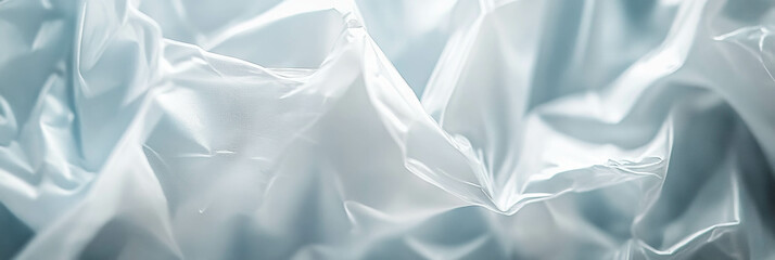 Poster - Exploring the textures of nylon netting and smooth ice beneath corrugated plastic