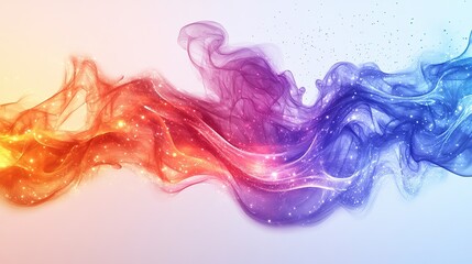 Poster - Dynamic color flow abstract art digital space graphic design vibrant environment artistic perspective creative concept