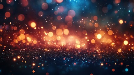 Poster - Dynamic light effects abstract background digital art vibrant colors close-up visual concept for design