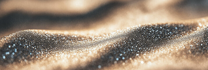Poster - textured surfaces of spandex nylon and polished chrome with coarse sandpaper details
