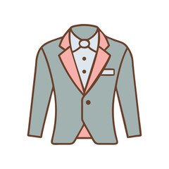 Poster - Wedding groom suit