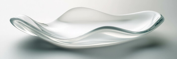 Poster - Watery clear gel exhibiting ultimate transparency and negligible viscosity on smooth surface