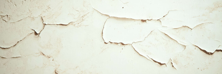 Poster - elegant texture of dark beige wall with peeling paint revealing light beige underneath