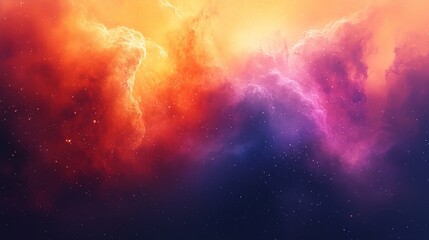 Wall Mural - stunning cosmic nebula formation outer space digital art colorful atmosphere wide view universe expl