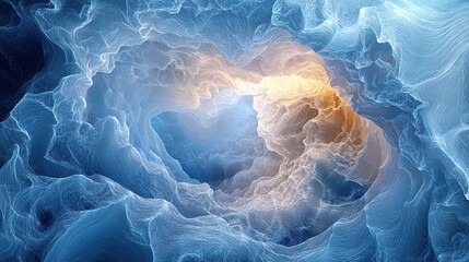 Poster - Dynamic flow of ethereal light patterns abstract design digital artwork vibrant colors surrealism eye-level view