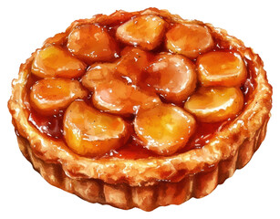 Poster - PNG Tarte Tatin tart dessert pastry.