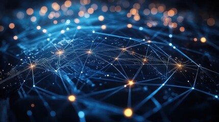 Poster - Global Network Connections: A Digital World Map