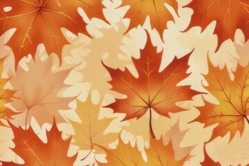 Wall Mural - Autumn maple leaves background texture.