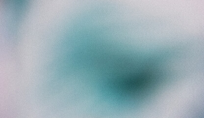 Fototapete - Soft glowing turquoise wave gradient noise abstract texture background, vibrant header cover poster design