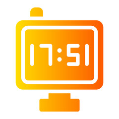 Canvas Print - digitalclock