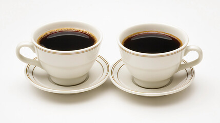 Two cups of coffee