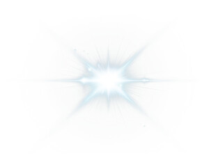 Wall Mural - png lens light flare background effect starburst.