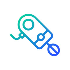 Poster - Modern Gaming Mouse Peripheral Icon Design