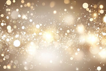 Wall Mural - shimmering gold and white bokeh background for elegant designs
