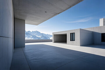 Poster - modern building interior