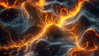 Aufkleber - Macro shot of vibrant coral glowing under cinematic underwater light, intricate marine textures highlighting surreal beauty