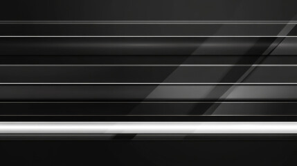Fototapete - Shadow strips, realistic lines overlay effect isolated on transparent background. Gradient borders with soft edges. Black paper shades, dividers graphic design elements, 3d vector illustration, set