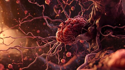 Poster - Intricate Microscopic Anatomy of Neural Cells and Interconnected Biological Networks