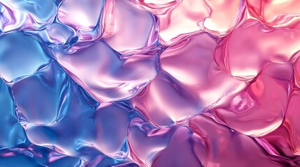 Fototapete - Mesmerizing abstract background with a dynamic iridescent fluid texture  The image features a captivating play of colorful gradient swirls holographic patterns and luminous