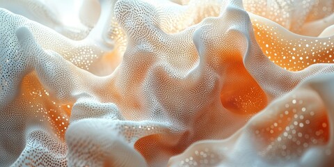 Aufkleber - An abstract visual with 3D patterns, featuring fluid shapes and subtle gradients to create a captivating and contemporary representation of three-dimensional complexity.