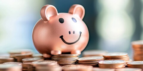 Fototapete - Infographic featuring essential financial advice with practical tips and clear visuals, educational and engaging.