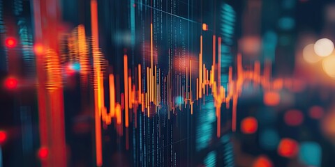 Aufkleber - Financial presentation on setting and achieving financial goals, with colorful charts and analysis, engaging and professional.