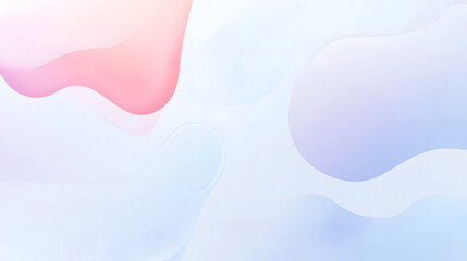 Fototapete - Mesmerizing Fluid Gradient Motions in Pastel Digital Art Composition