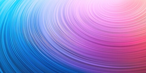 Poster - A close-up of a radial gradient, where soft color transitions form a subtle and calming abstract design.
