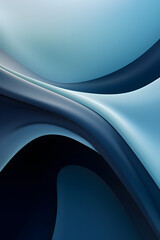 Wall Mural - abstract smooth curved lines poster background