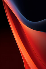 Wall Mural - abstract smooth curved lines poster background