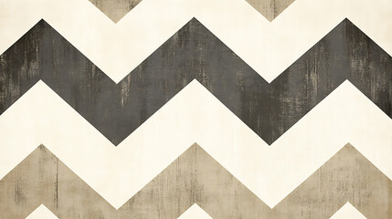 Poster - Abstract Chevron Stripes Pattern Backdrop Modern Geometric Texture Decorative Design Aesthetic Style