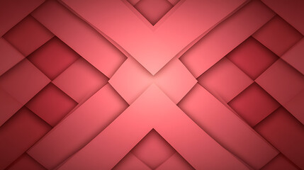 Poster - Abstract Layered Diamond Pattern in Shades of Pink with Central Glow for Decorative Backgrounds