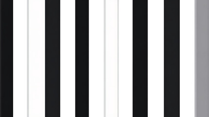 Poster - Bold Graphic Black and White Stripe Pattern with Subtle Gray Gradient Edge Design Illustration 83 char