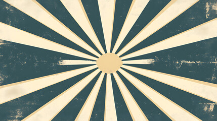 Poster - Distressed Retro Burst Background Image for Graphic Design Projects and Creative Visuals