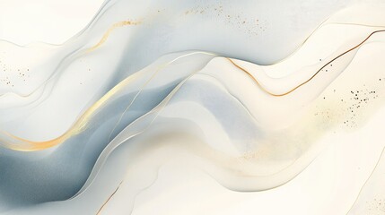 Poster - A serene abstract background with flowing lines and muted tones, evoking a sense of tranquility and elegance for a refined and stylish appearance.