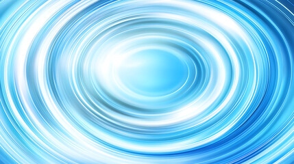 Poster - Ethereal Aquatic Swirls Radiating Serenity and Calmness in Abstract Blue and White Design
