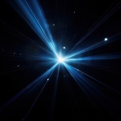 Wall Mural - white light shines bright flare space.
