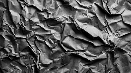 Wall Mural - Crumpled dark paper texture background (20)